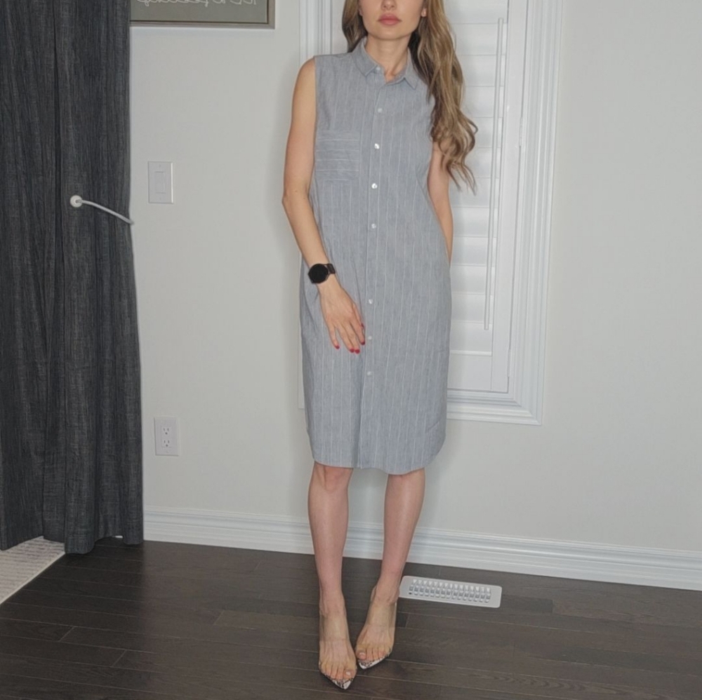 RW & CO Collar midi dress